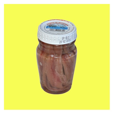 Filetti di Acciughe Siciliane (80gr) in Olio di Semi