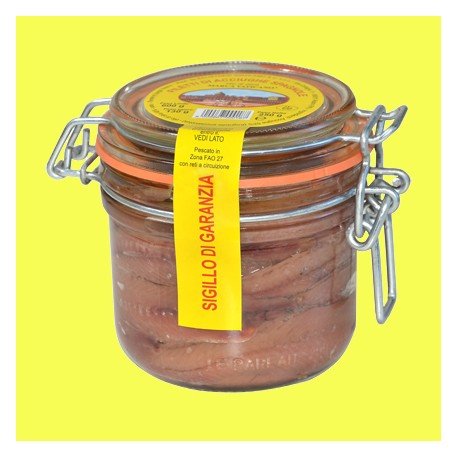 Filetti di Acciughe Spagnole (250gr) in Olio di Oliva