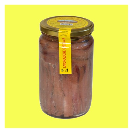Filetti di Acciughe Spagnole (720gr) in Olio di Oliva